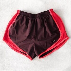 NIKE Maroon/Coral Shorts *Lined